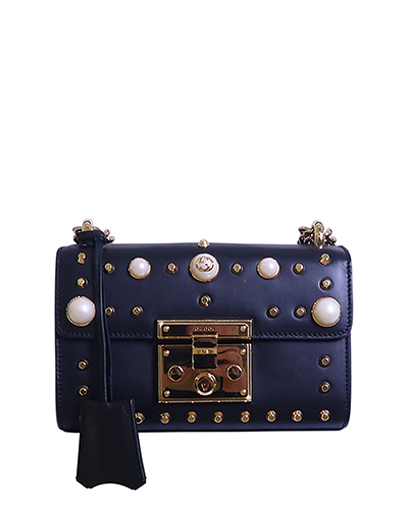 Padlock Pearl Studded, front view